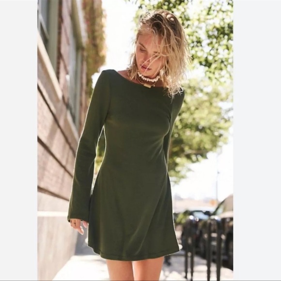 Free People Rosalia Long-Sleeve Low-Back Mini Dress - Picture 10 of 10